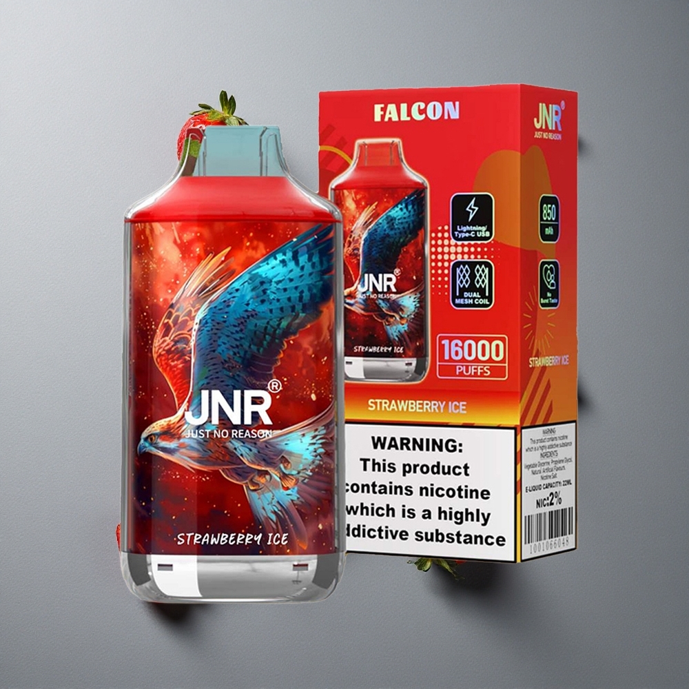 JNR Falcon 16000 Puffs Capsă Descărcabilă Zahăr cu Mentol & 22ml