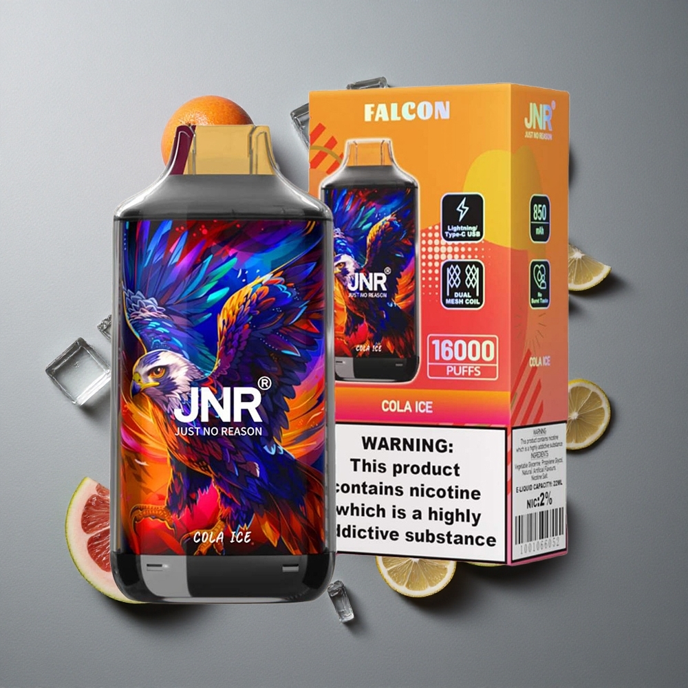 JNR Falcon 16000 Puffs Gheață de Colă cu Baterie 850 mAh