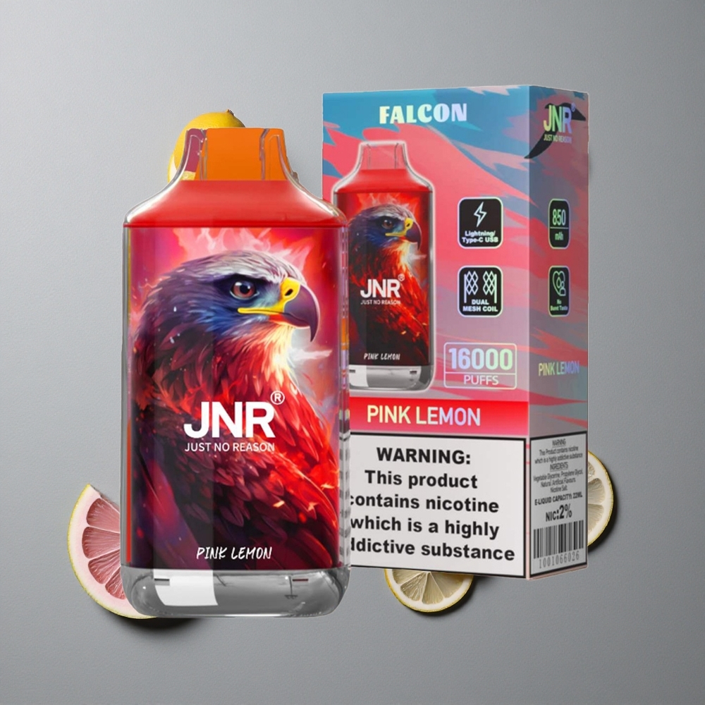 JNR Falcon 16000 Puffs Lămâie Roz 850 mAh