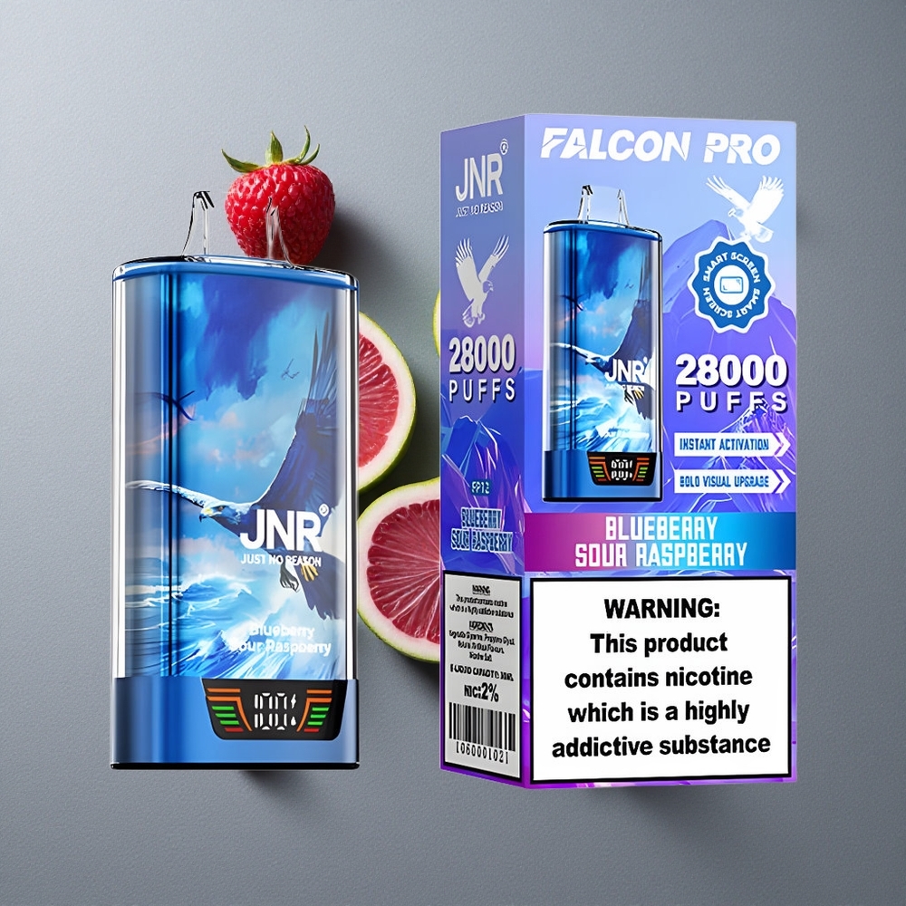 JNR Falcon Pro 28000 Afine acriș-Zmeură cu Baterie 950mAh