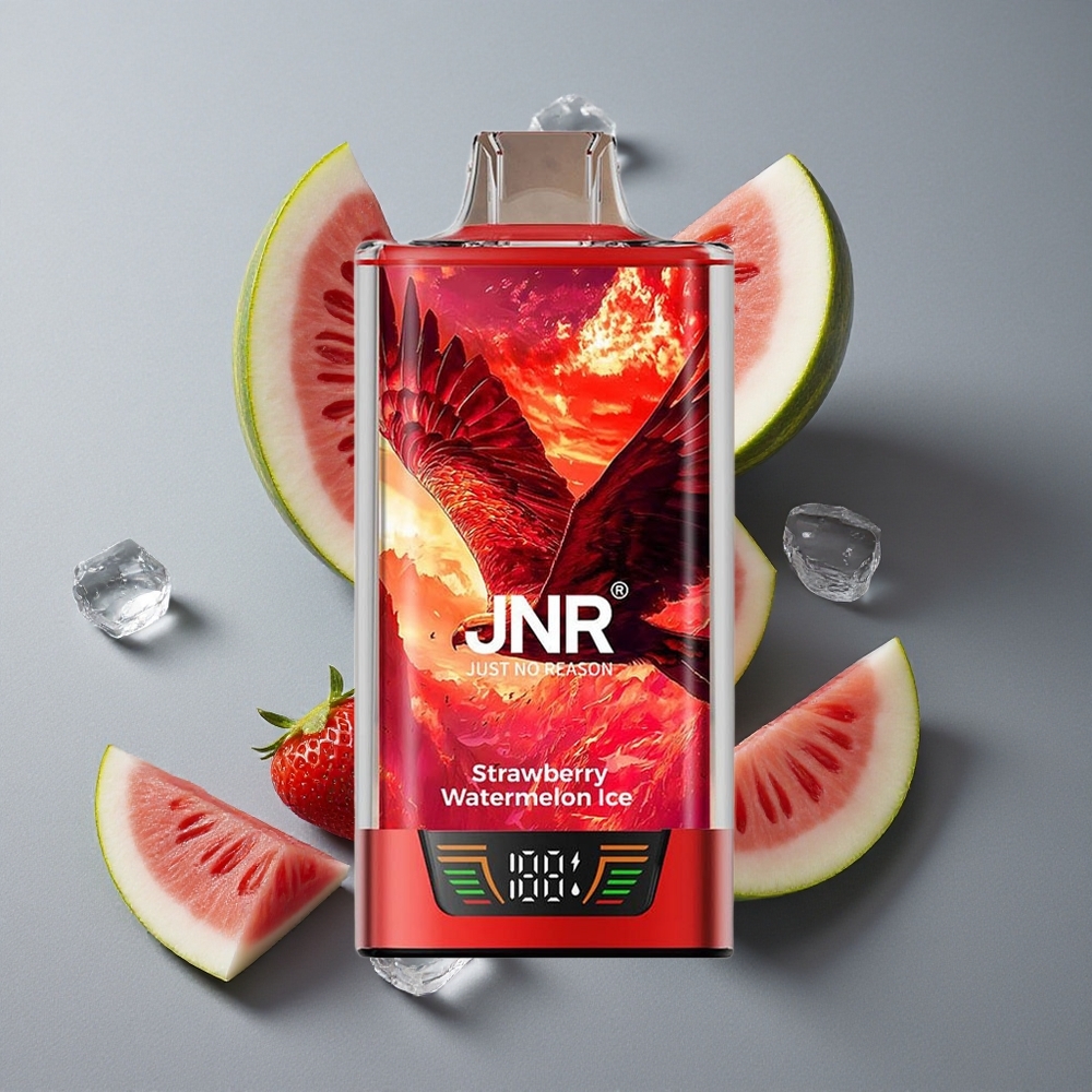 JNR Falcon Pro 28000 Capsă Unică Capsă Unică Căpșuni Pepene Gheață cu 28000 de Puffs și 30ml