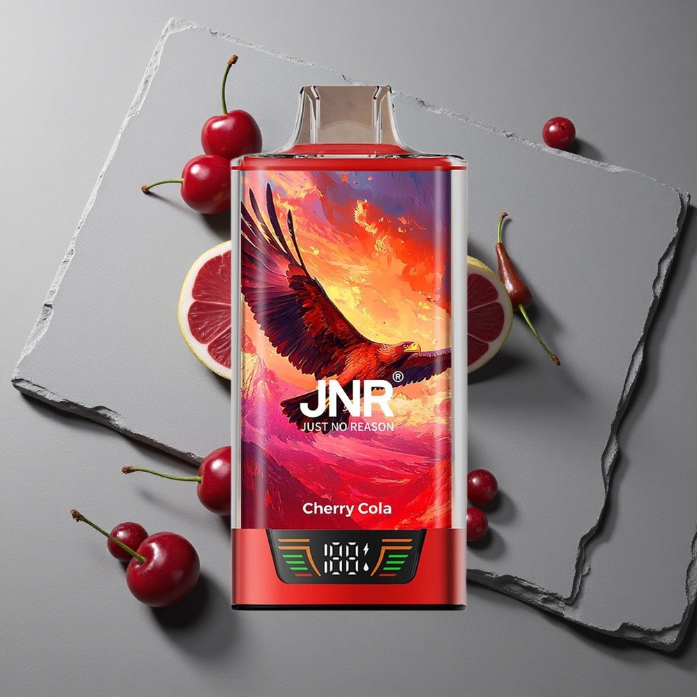 JNR Falcon Pro 28000 Disposable Țigaretă Electronică Cireșă Cola cu 28000 de Puffs și 5% Nicotină