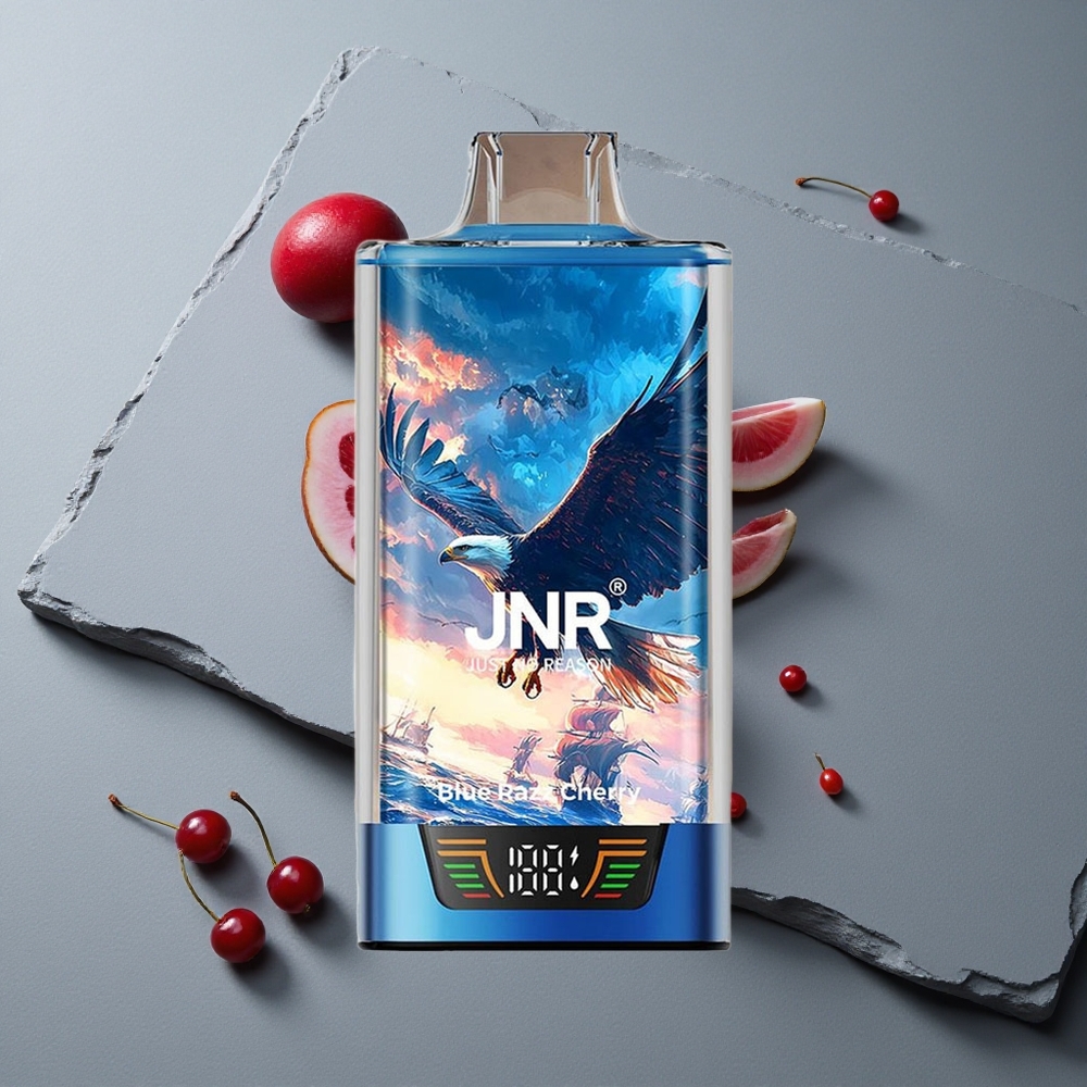 JNR Falcon Pro 28000 Vape de unică folosință Afine-Roșu Zmeură cu 28000 de Puffs și Încărcare USB Type-C
