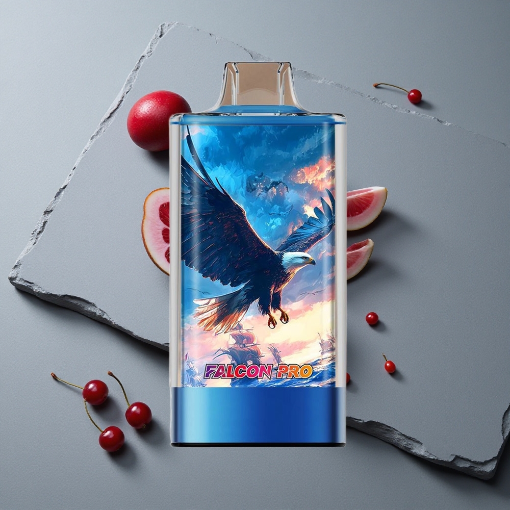 JNR Falcon Pro 28000 Vape de unică folosință Afine-Roșu Zmeură cu 28000 de Puffs și Încărcare USB Type-C