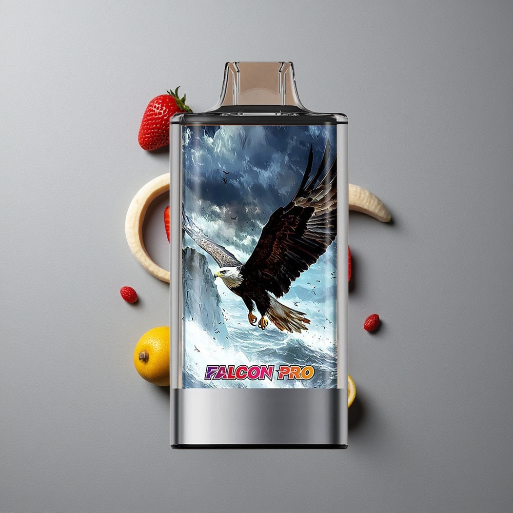 JNR Falcon Pro 28000 Vape de unică folosință Capsă Pre-umplută 30ml & 28000 Puffs Aroma Căpșuni Banane