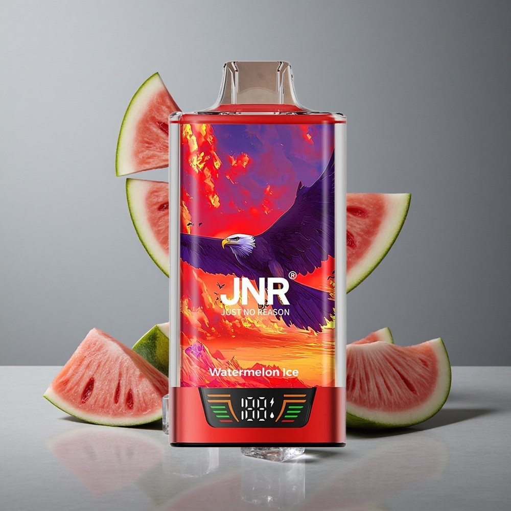 JNR Falcon Pro 28000 Vape de unică folosință Gheață de Pepene Verde cu 28000 de Puffs și 5% Nicotină