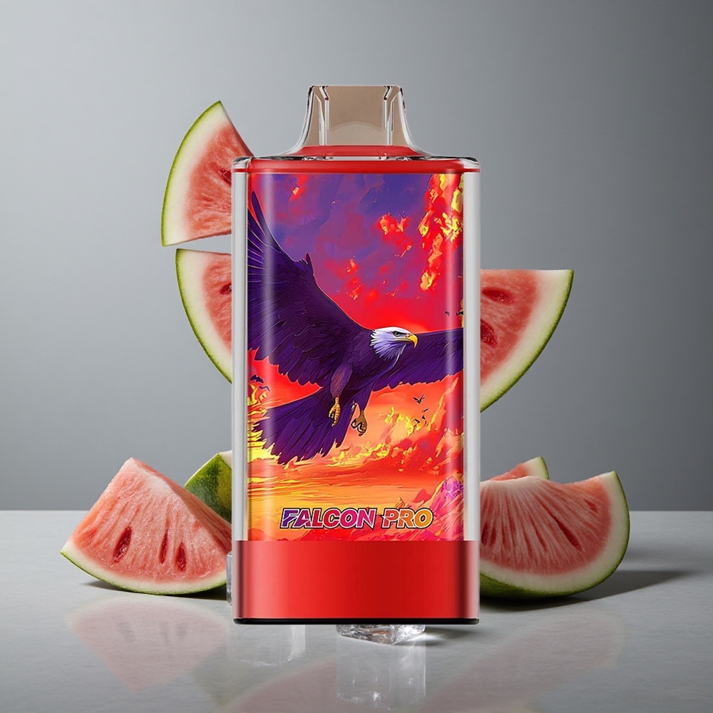 JNR Falcon Pro 28000 Vape de unică folosință Gheață de Pepene Verde cu 28000 de Puffs și 5% Nicotină