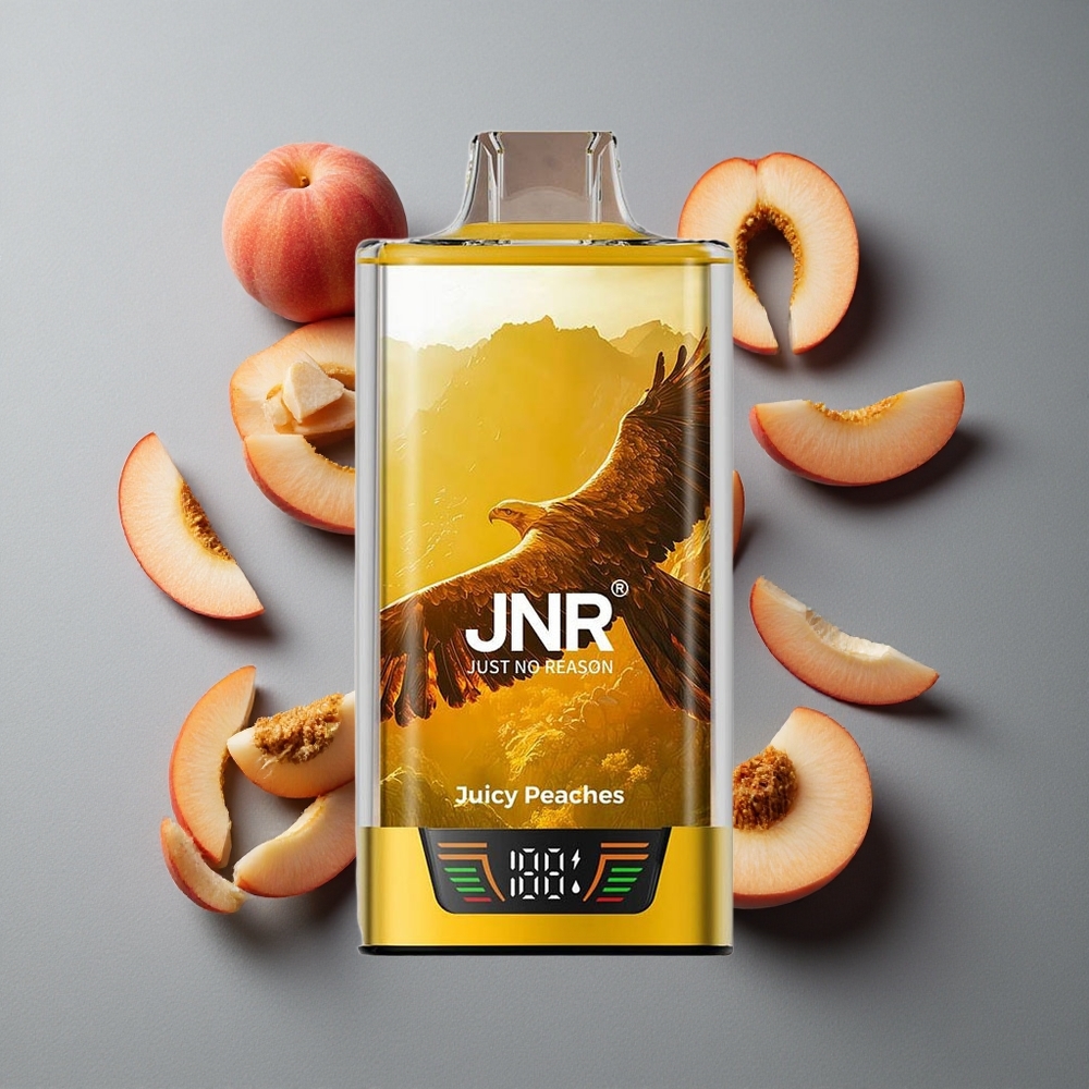JNR Falcon Pro 28000 Vape de unică folosință Piersici Jucioase cu 30ml Capacitate Pre-umplută și 28000 de Puffs