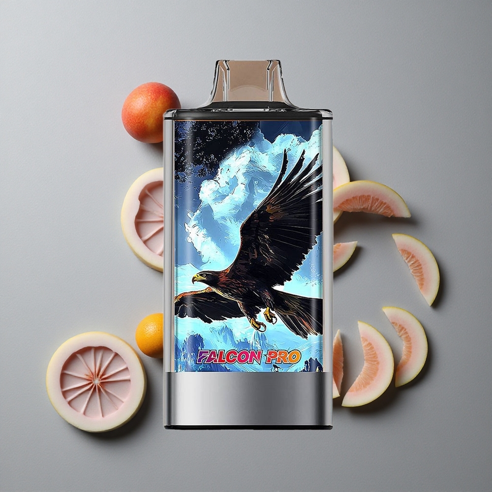 JNR Falcon Pro 28000 White Peach Razz cu 30ml Capacitate Pre-umplută și 5% Nicotină