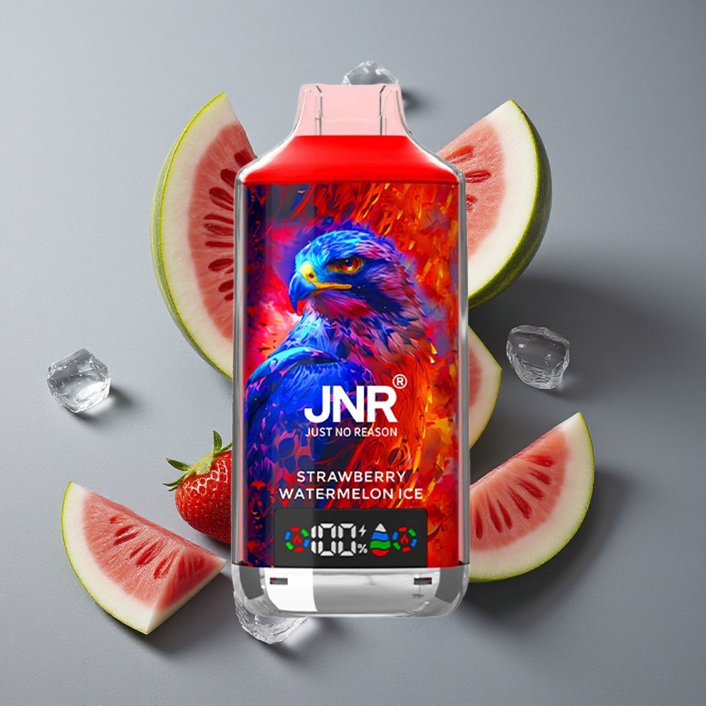 JNR Falcon X 18000 Puffs Capsă Dispozabilă Capsă Dual Mesh Coil & Dual Core Afine Pepene Gheață
