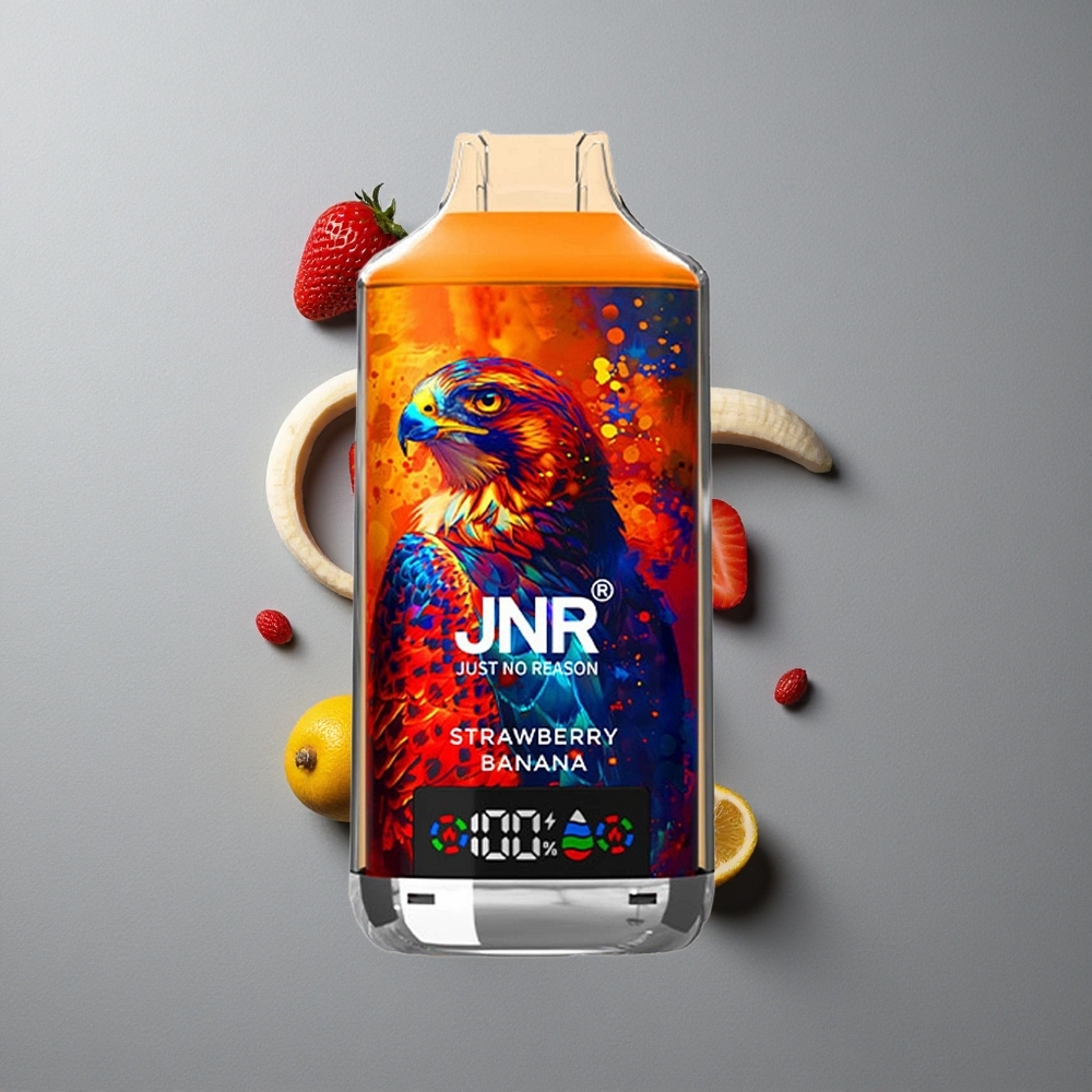 JNR Falcon X 18000 Puffs Capsa Digitală cu Aroma Căpșuni Banane