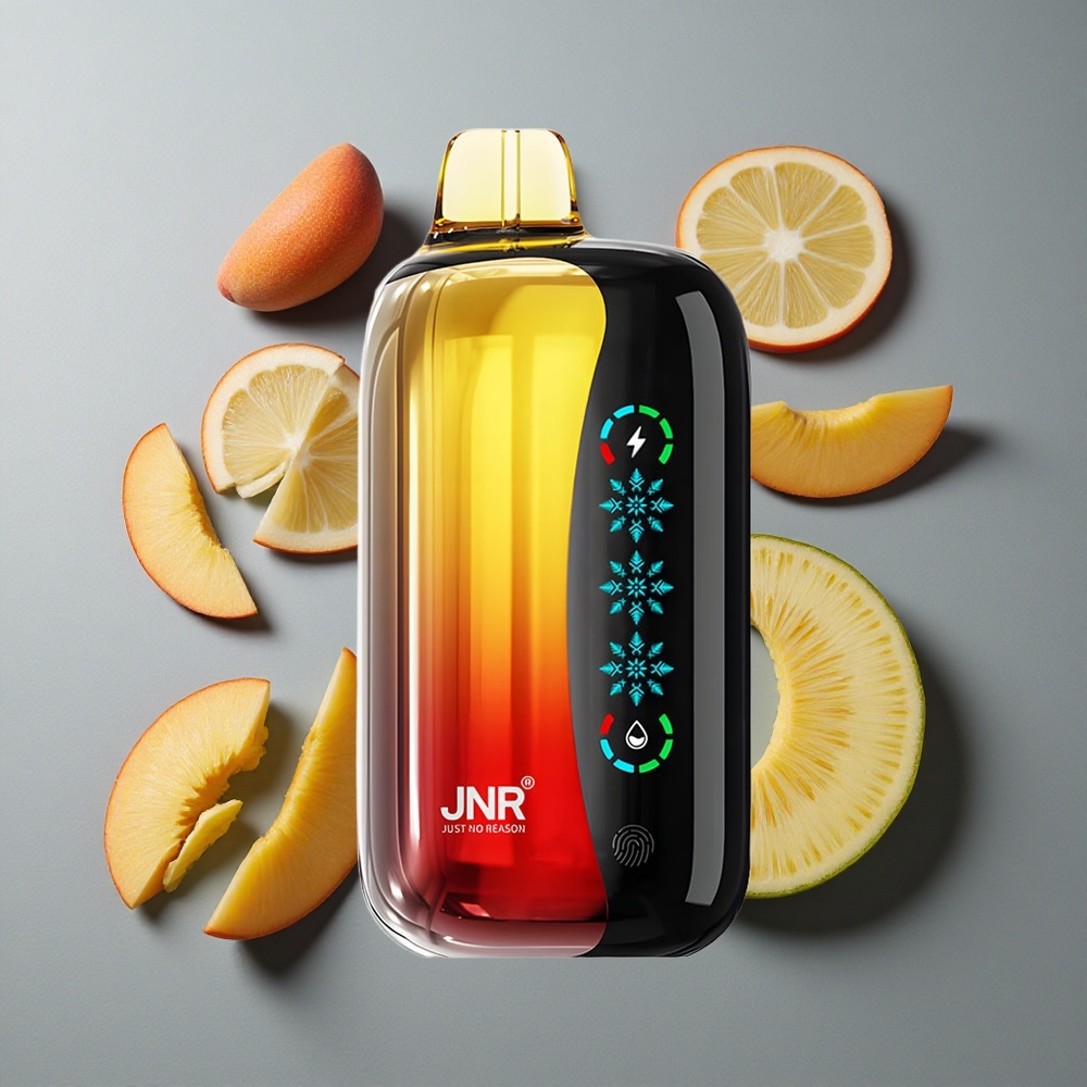 JNR Flex Ice 21000 Puffs Ananas Mango Piersică cu 26ml E-lichid