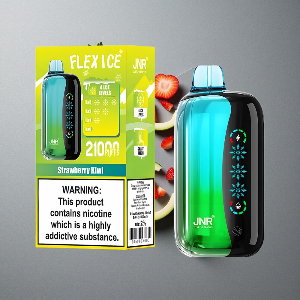 JNR Flex Ice 21000 Puffs Capsă Dispozabilă Afine Kiwi cu 26ml E-lichid