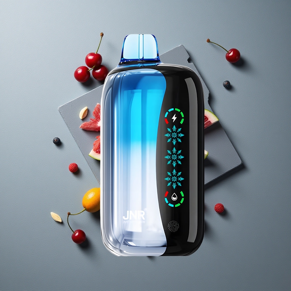 JNR Flex Ice 21000 Puffs Vape de unică folosință Explozie de Cireșă Albastră cu Ecran Tactil