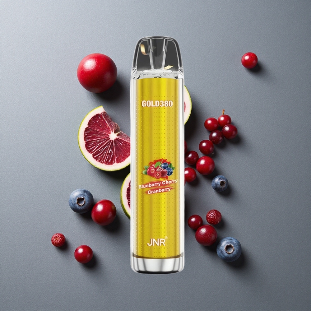 JNR Gold380 6000 Puffs Vape de unică folosință Afină Cireașă Coacăză 13ml