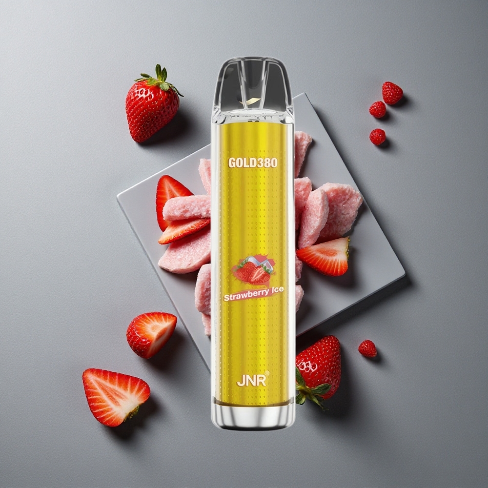 JNR Gold380 6000 Puffs Vape de unică folosință Gheata de Capsuni 13ml
