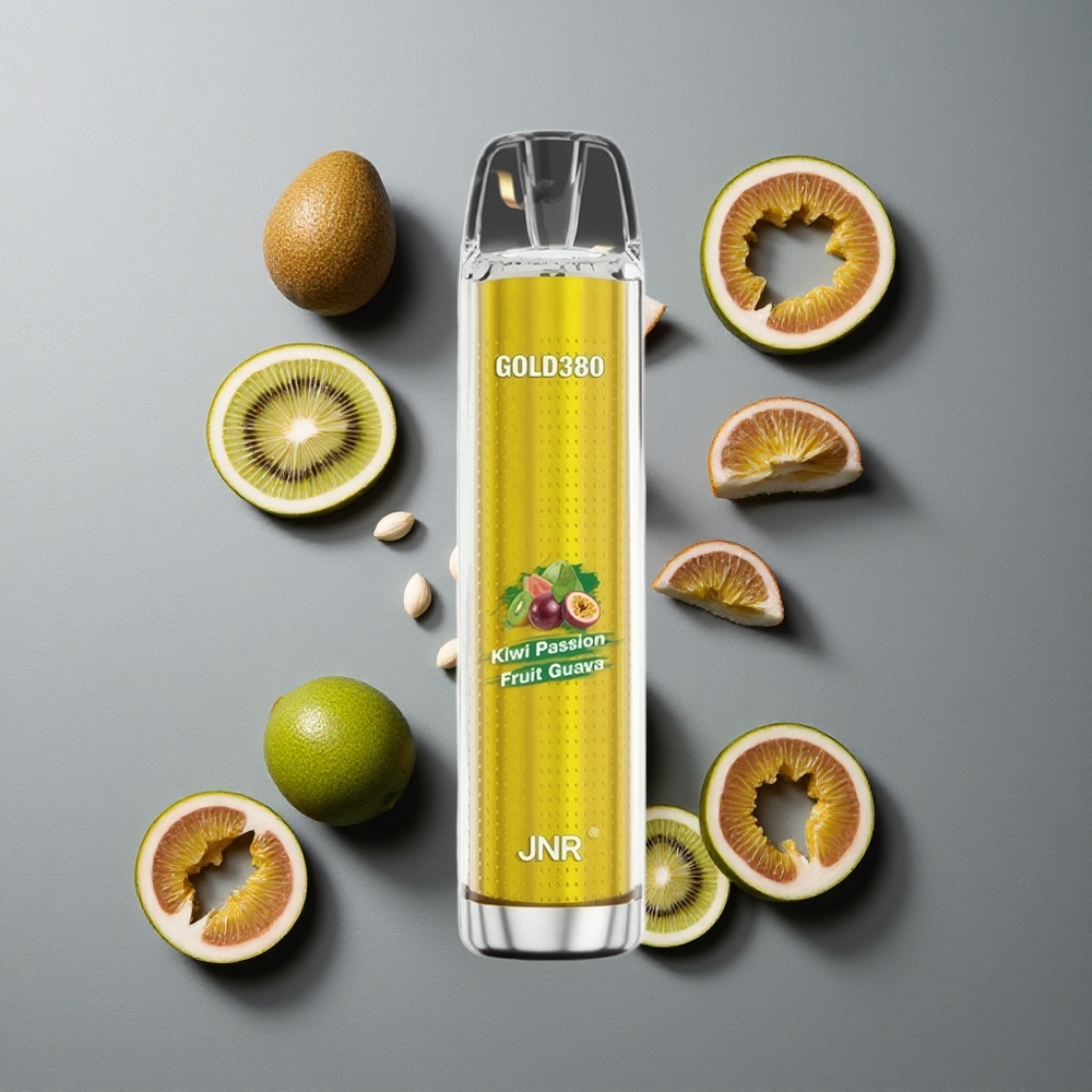JNR Gold380 6000 Puffs Vape de unică folosință Kiwi Mango Guava 1500mAh