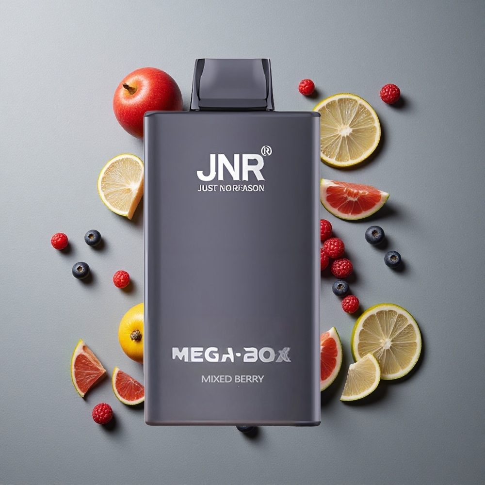 JNR Mega Box 25000 Puffs Bacoabe Mixate & 30ml Capacitate Lichid