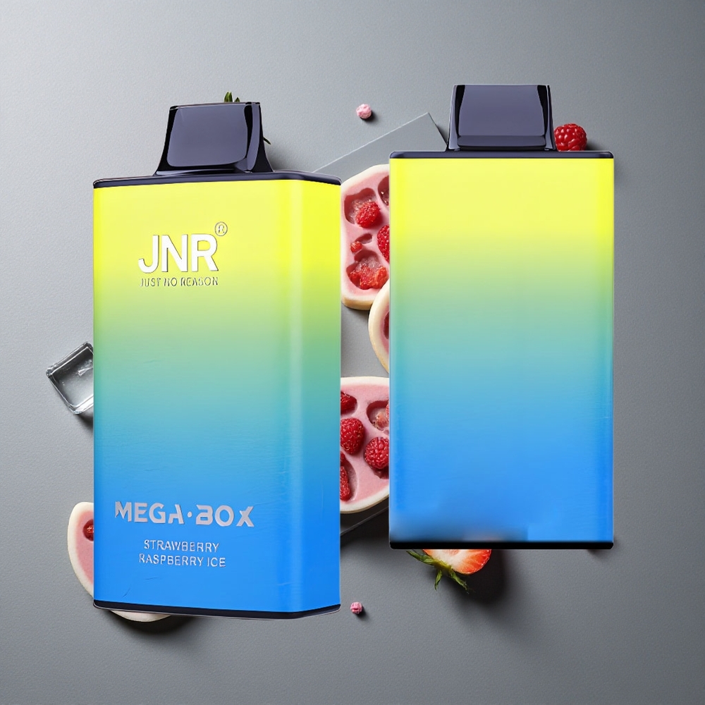 JNR Mega Box 25000 Puffs Capsa Dispozabila Zmeură Căpșună Gheață cu 30ml E-lichid și 850mAh Baterie