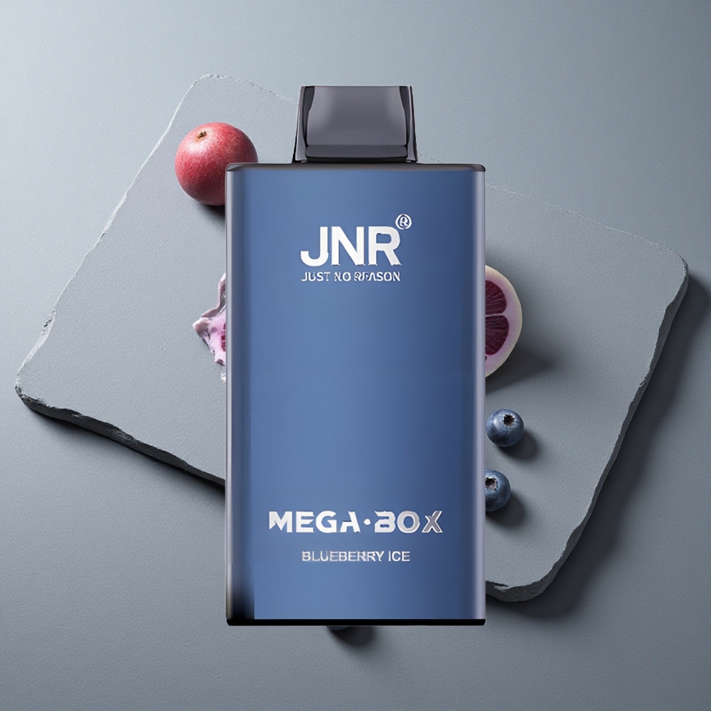 JNR Mega Box 25000 Puffs Vape de unică folosință Afină Înghețată cu 30ml E-lichid