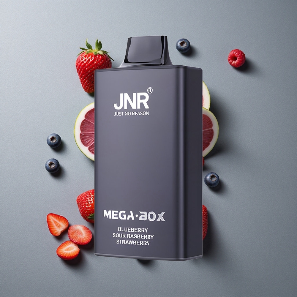 JNR Mega Box 25000 Puffs Vape de unică folosință Afine Acrișoare Zmeură Căpșuni cu 30ml E-lichid