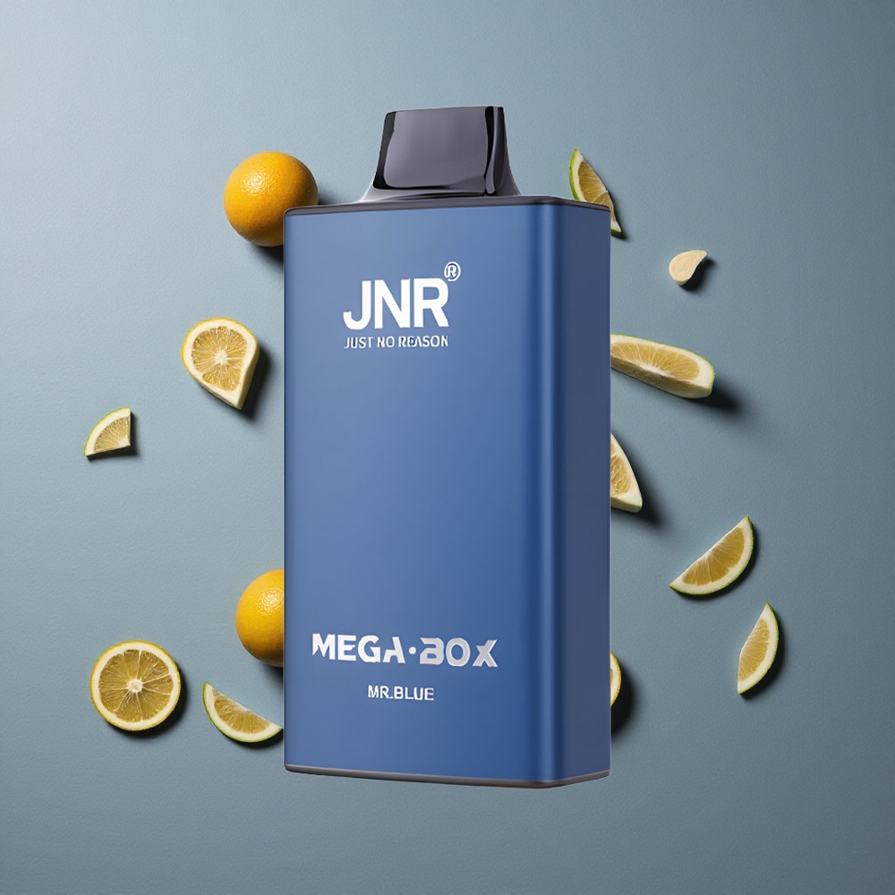 JNR Mega Box 25000 Puffs Vape de unică folosință Albastru cu 30ml Capacitate Lichid și Încărcare Rapidă Type-C