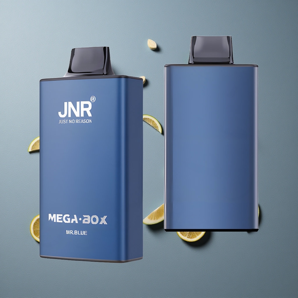 JNR Mega Box 25000 Puffs Vape de unică folosință Albastru cu 30ml Capacitate Lichid și Încărcare Rapidă Type-C