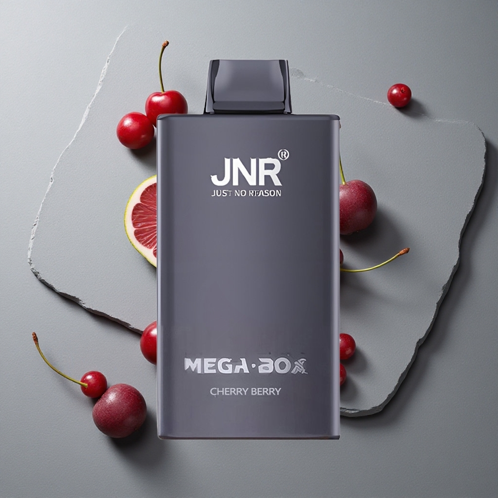 JNR Mega Box 25000 Puffs Vape de unică folosință Cireșă-Boabe cu 30ml E-lichid