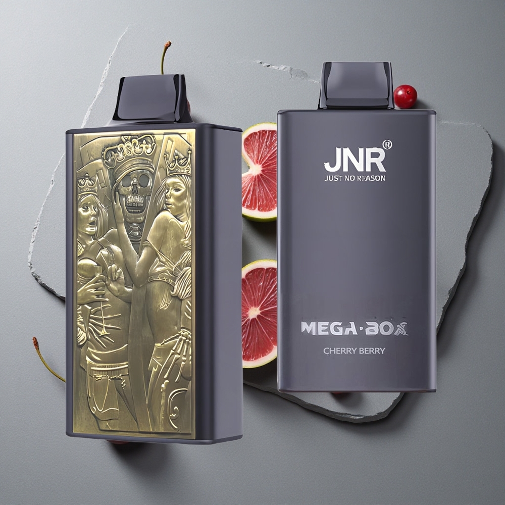JNR Mega Box 25000 Puffs Vape de unică folosință Cireșă-Boabe cu 30ml E-lichid