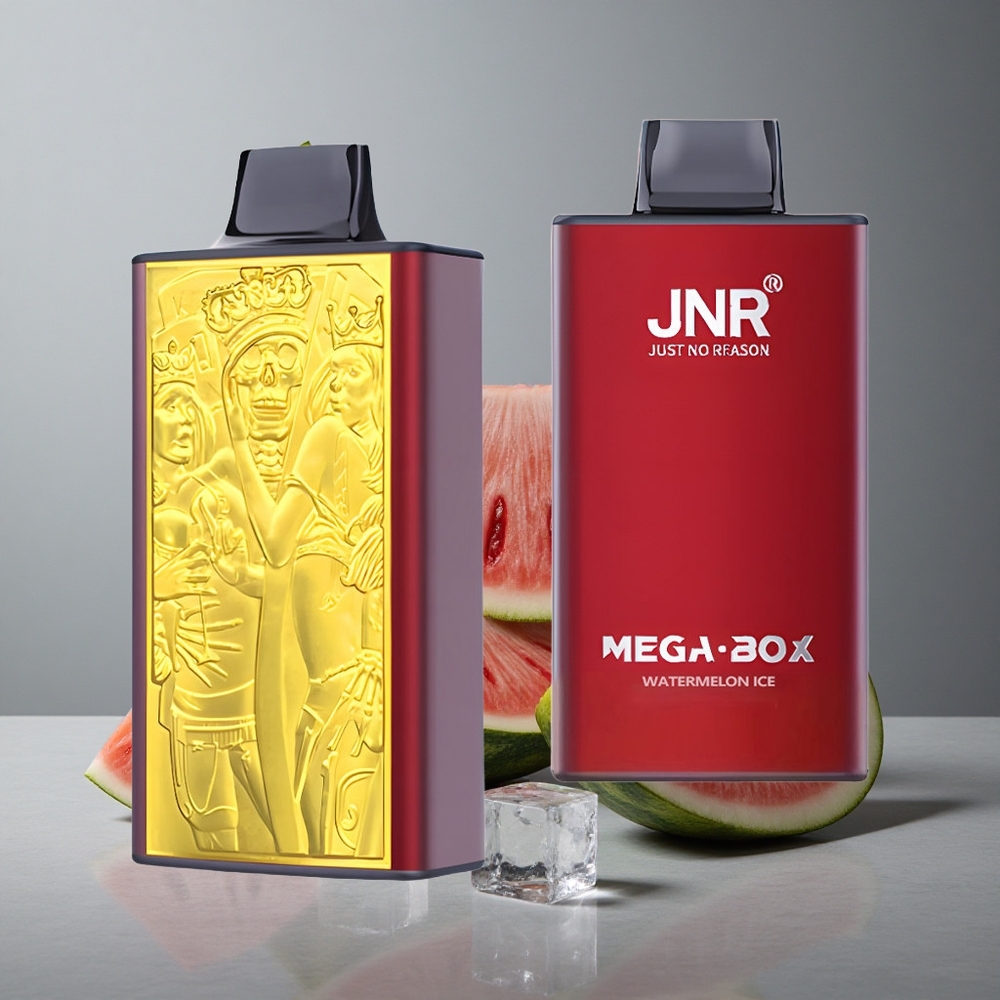 JNR Mega Box 25000 Puffs Vape de unică folosință Gheață de Pepene Verde cu 30ml Capacitate de E-lichid