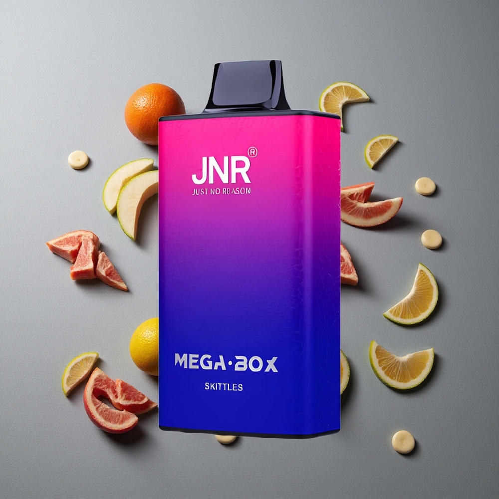 JNR Mega Box 25000 Puffs Vape de unică folosință Skittles cu 30ml Capacitate Lichid