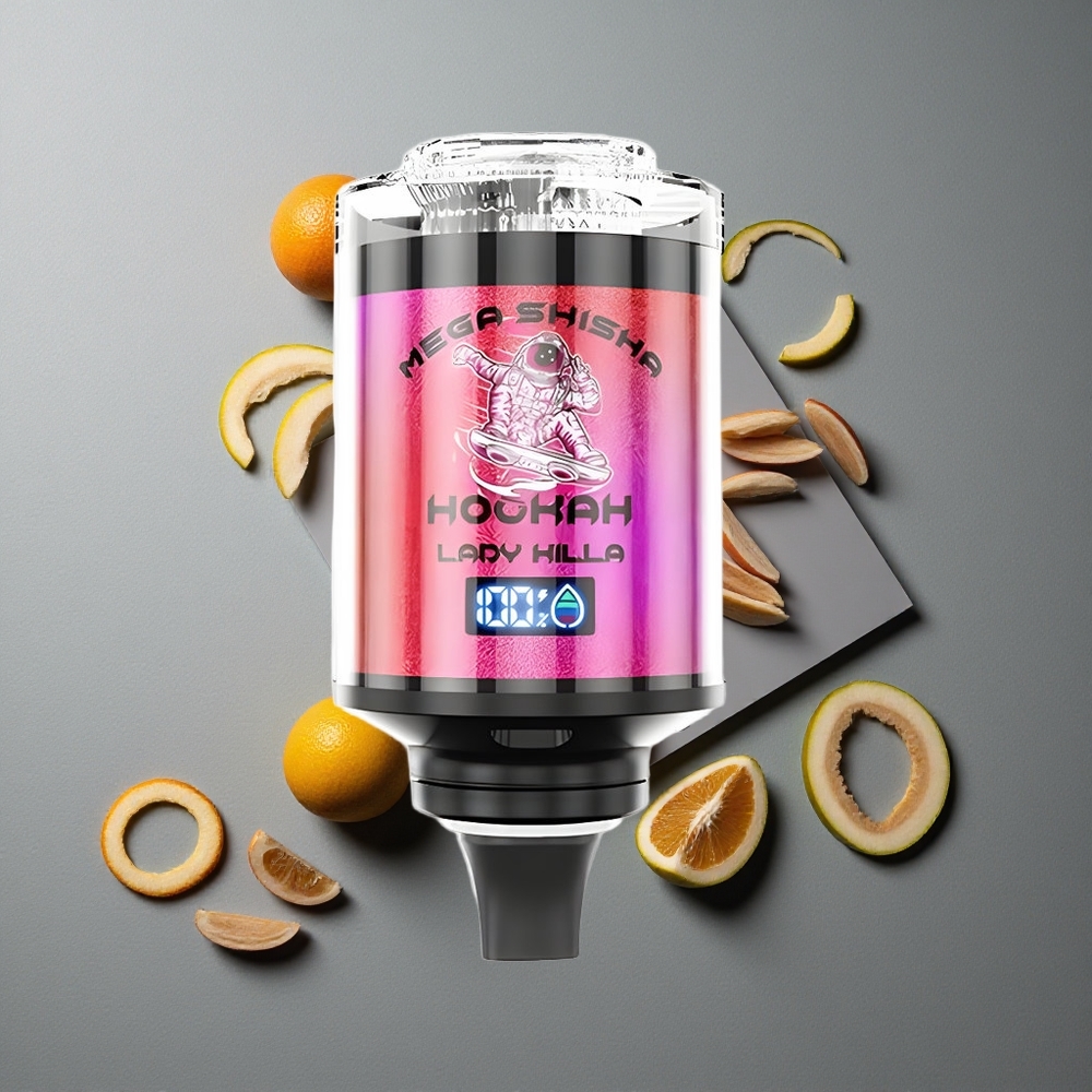 JNR Mega Shisha Hookah 100K Desktop Compatibilitate Lady Killa 60ml Capacitate Lichid 2200mAh Baterie