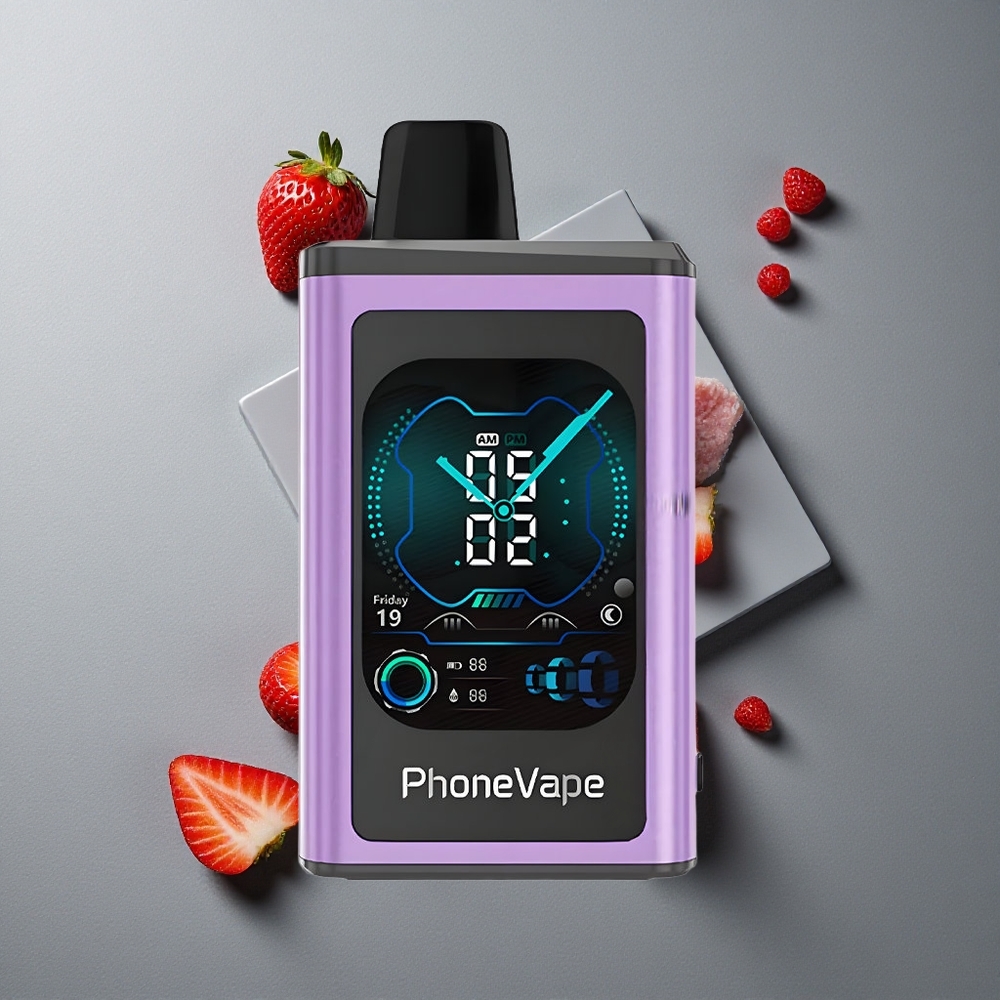 JNR PhoneVape 30000 de Puffs Capsula de Frig cu Afișaj Integral