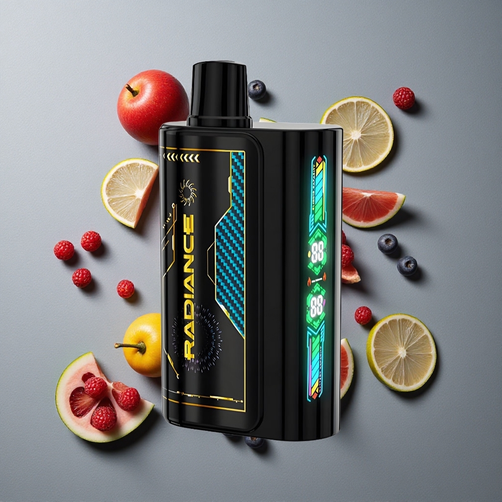 JNR Radiance 31000 Puffs Vape de unică folosință Mixed Berries (Fructe de Pădure) cu 28ml E-lichid și Ecran Smart