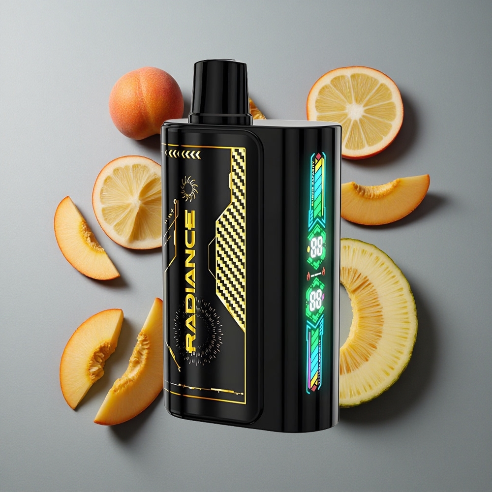 JNR Radiance 31000 Puffs Vape de unică folosință piersică mango ananas cu Baterie Reîncărcabilă 950 mAh