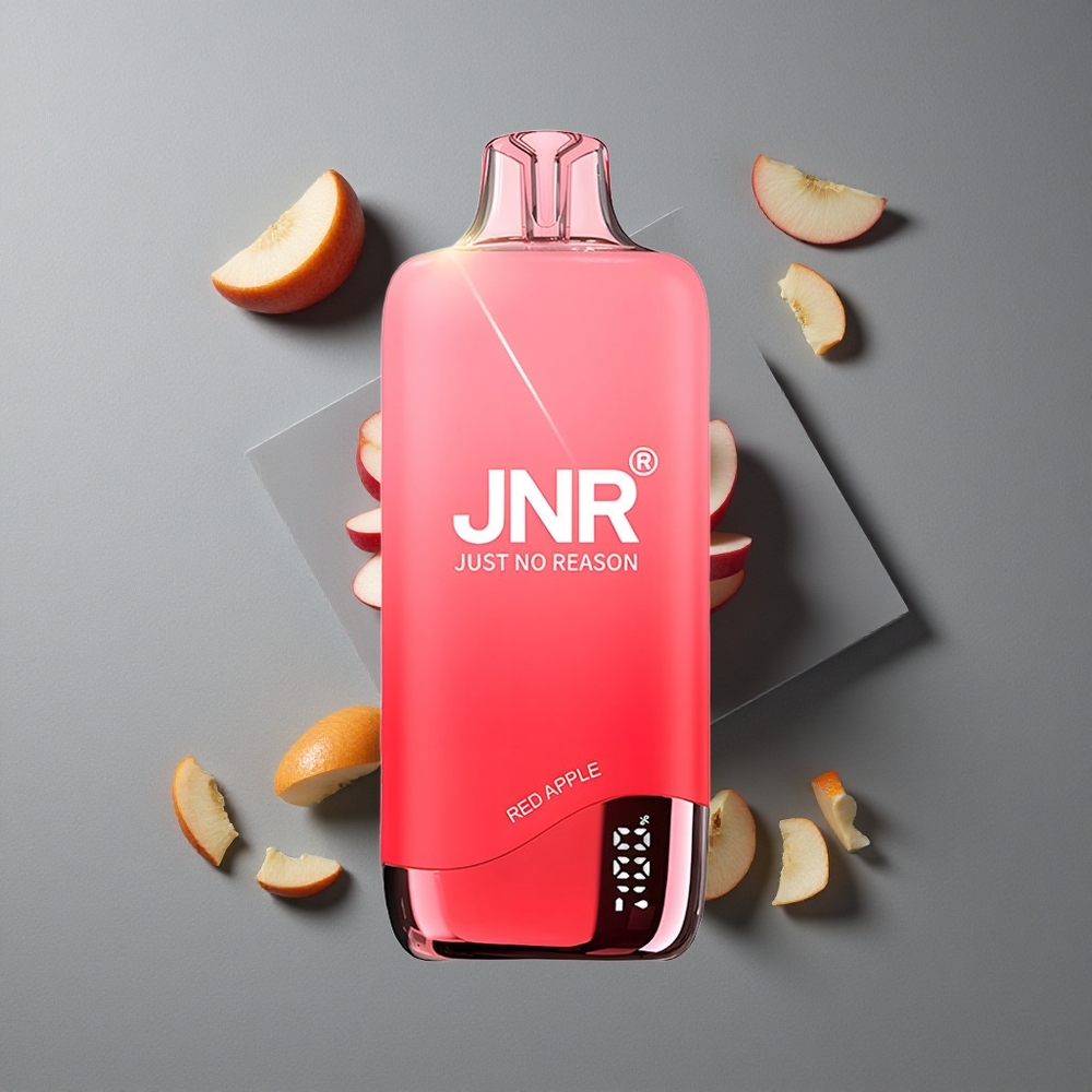 JNR Rainbow 10500 Puffs Măr Roșu cu Baterie 600mAh și Rezervor 18ml