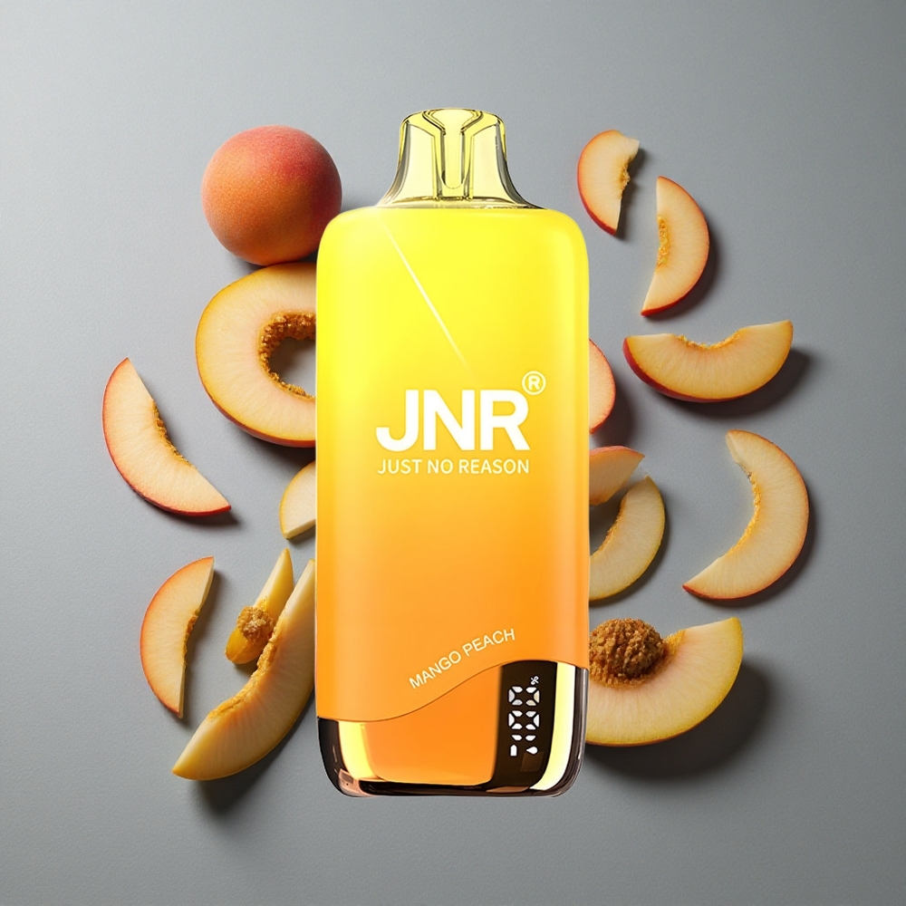 JNR Rainbow 10500 Puffs Mango Peach (Piersică Mango) cu 18ml e-Liquid Tank și 10500 Puffs