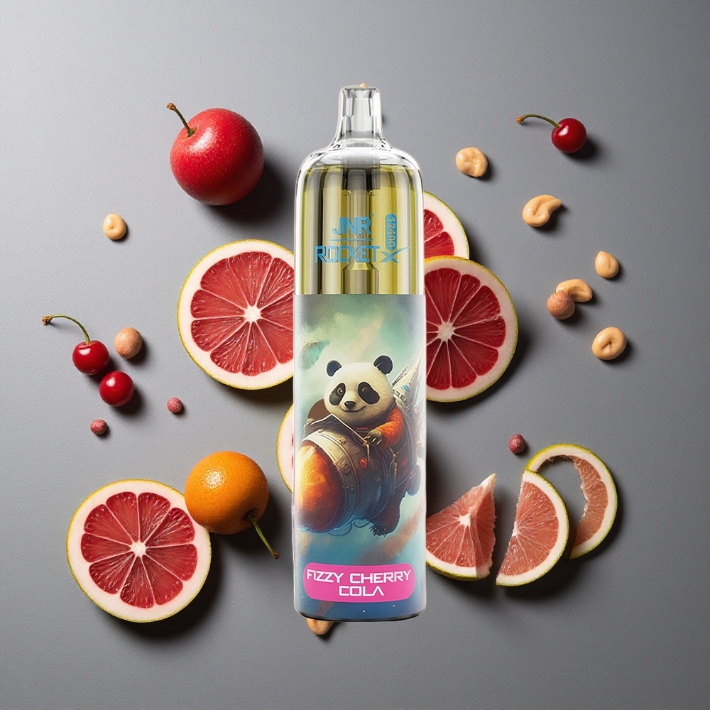 JNR Rocket-X 12400 Puffs Fizzy Cherry Cola Cireșe Fiză cu Ajustare Aer RGB