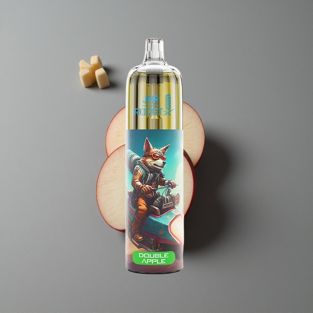 JNR Rocket-X 12400 Puffs Măr Dublu cu 850mAh și Încărcare Rapidă Type-C