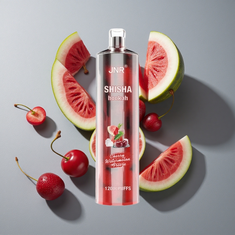 JNR Shisha Hookah 12000 Puffs Cherry Watermelon Freeze 24ml 750mAh Tip-C