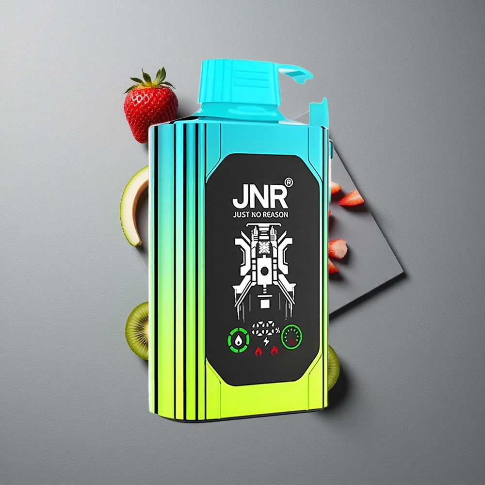 JNR Shisha Hookah Box 20500 Puffs Afișaj HD Capsuni Kiwi