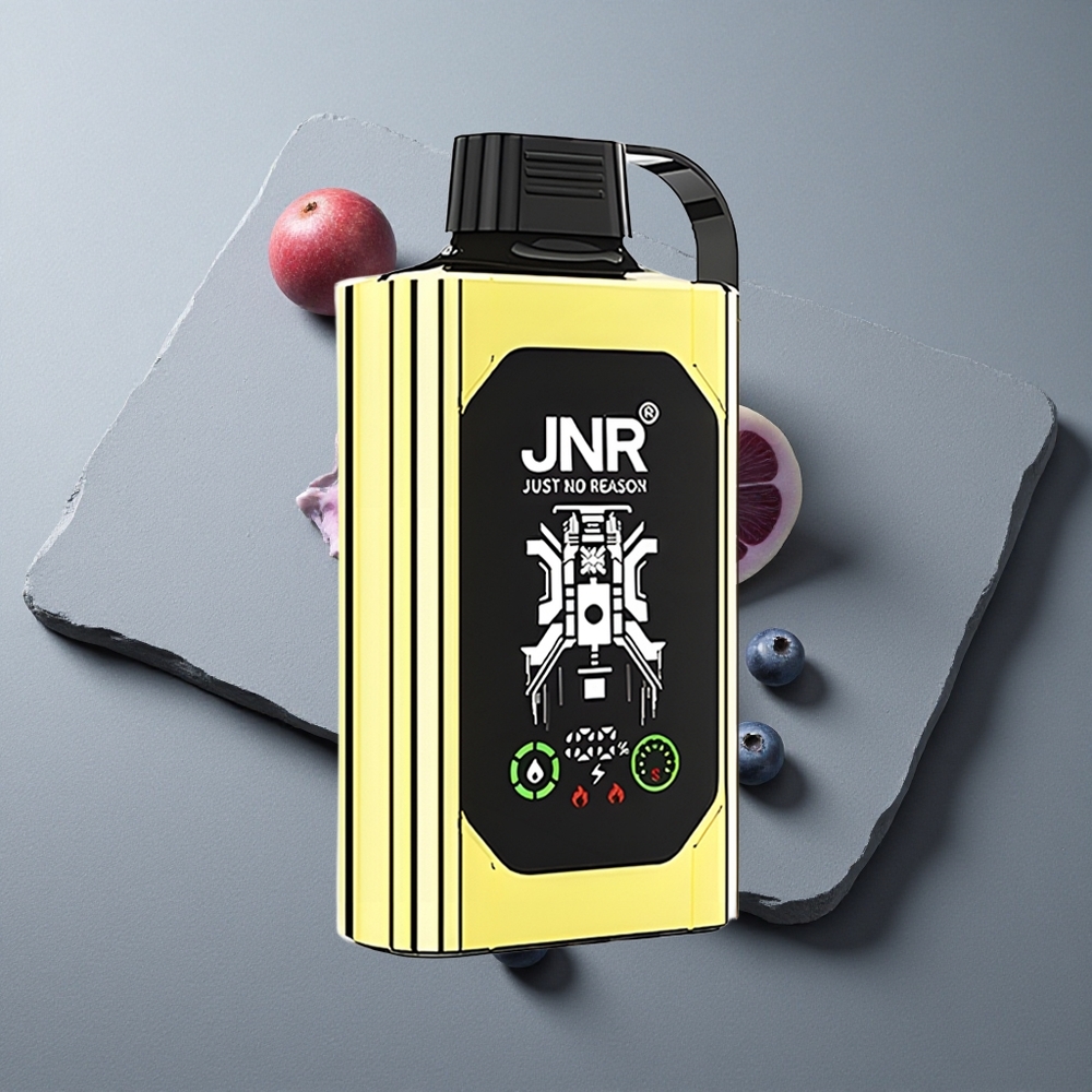 JNR Shisha Hookah Box 20500 Puffs Afișaj HD și Coil Dual Mesh & Dual Core Blueberry Ice (Zmeură cu Gheață)