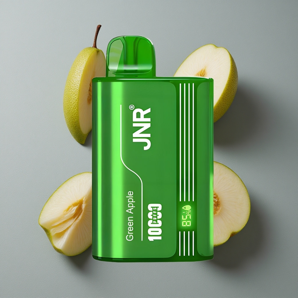 JNR Tank 10000 Puffs Măr Verde piersică pară cu Afișaj Digital
