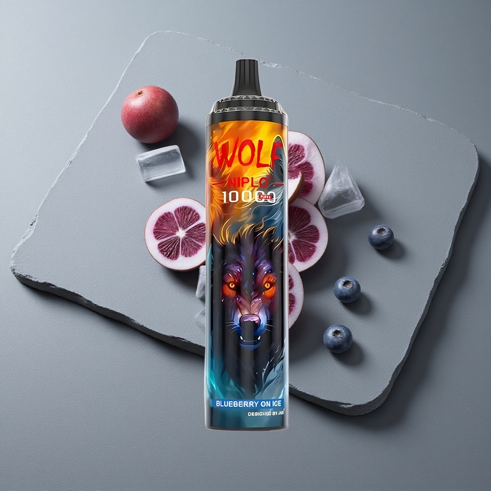 JNR Wolf Niplo 10000 Puffs Afine pe Gheață cu Încărcare Rapidă Type-C