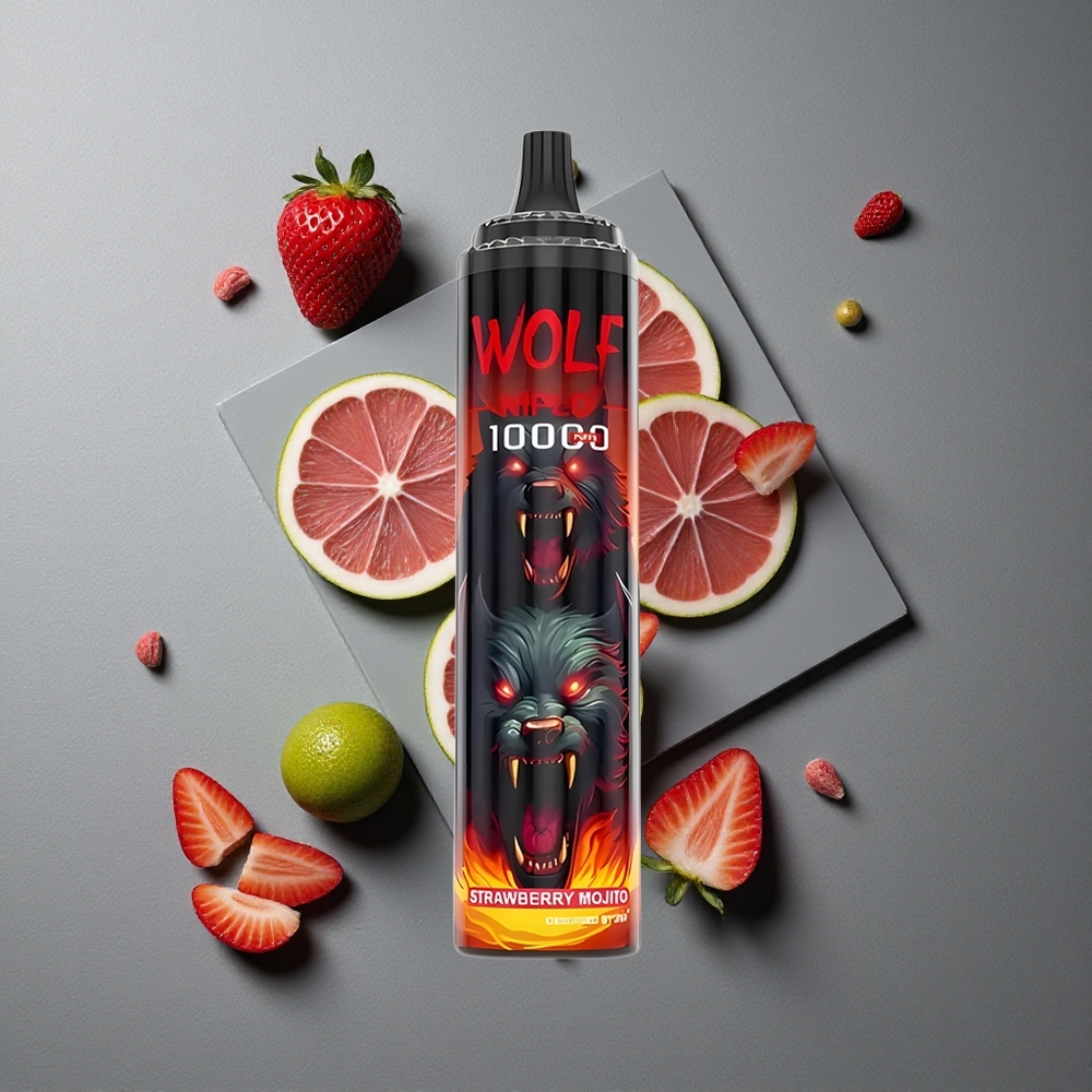 JNR Wolf Niplo 10000 Puffs Capsula Mesh 1.0 Ohm Afine Mojito