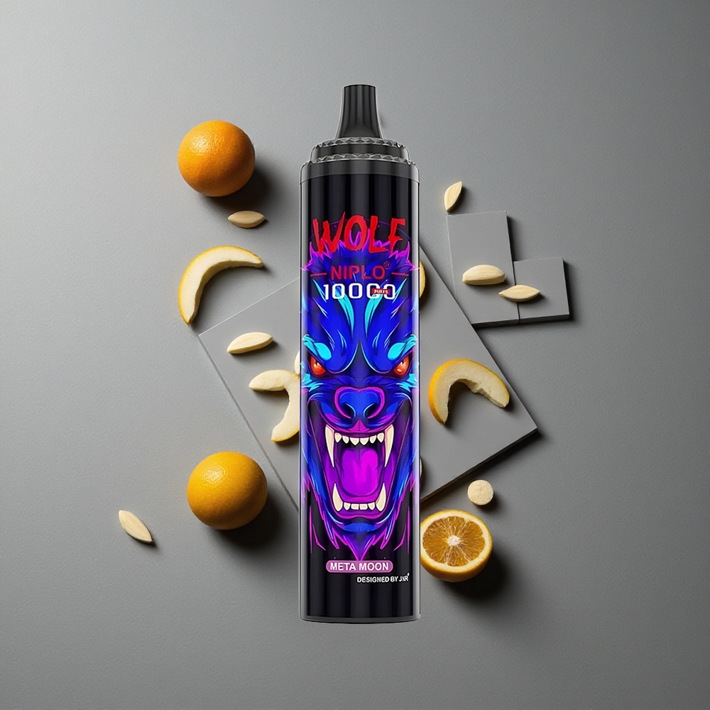 JNR Wolf Niplo 10000 Puffs Meta Lună cu 20ml Lichid şi Încărcare Rapidă Type-C