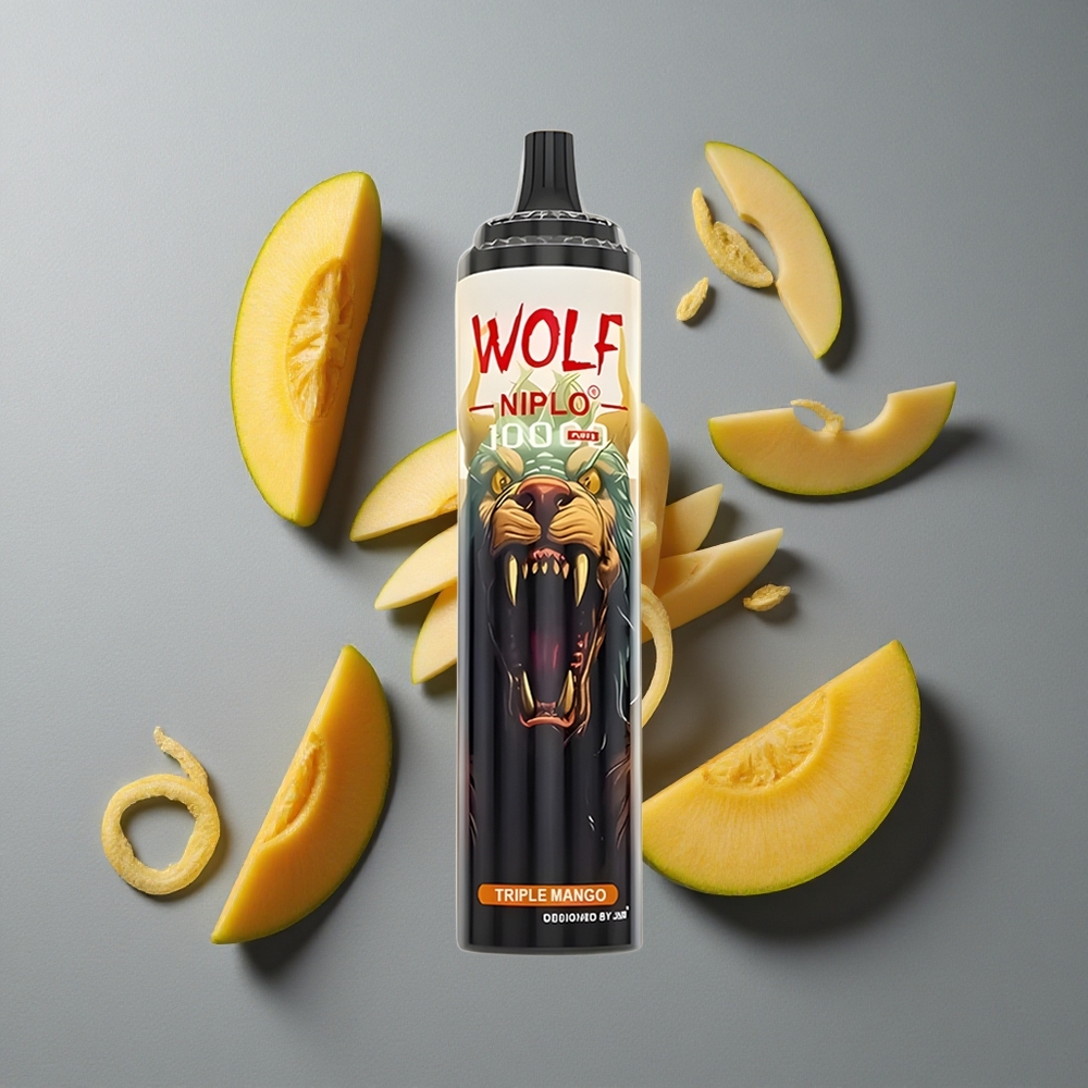JNR Wolf Niplo 10000 Puffs Triple Mango încapsulare Mesh 1.0 Ohm