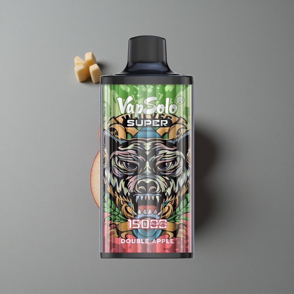 Vapsolo Super 15000 Puffs Dublu Măr cu 40ml E-Lichid și Type-C Vapsolo Super 15000 Puffs Dublu Măr cu 40ml E-Lichid și Type-C