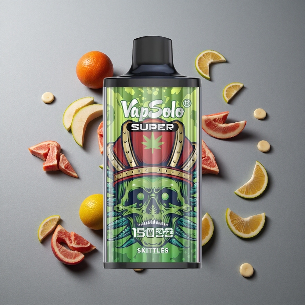 Vapsolo Super 15000 Puffs Skittles cu 40ml Lichid și 850mAh Vapsolo Super 15000 Puffs Skittles cu 40ml Lichid și 850mAh