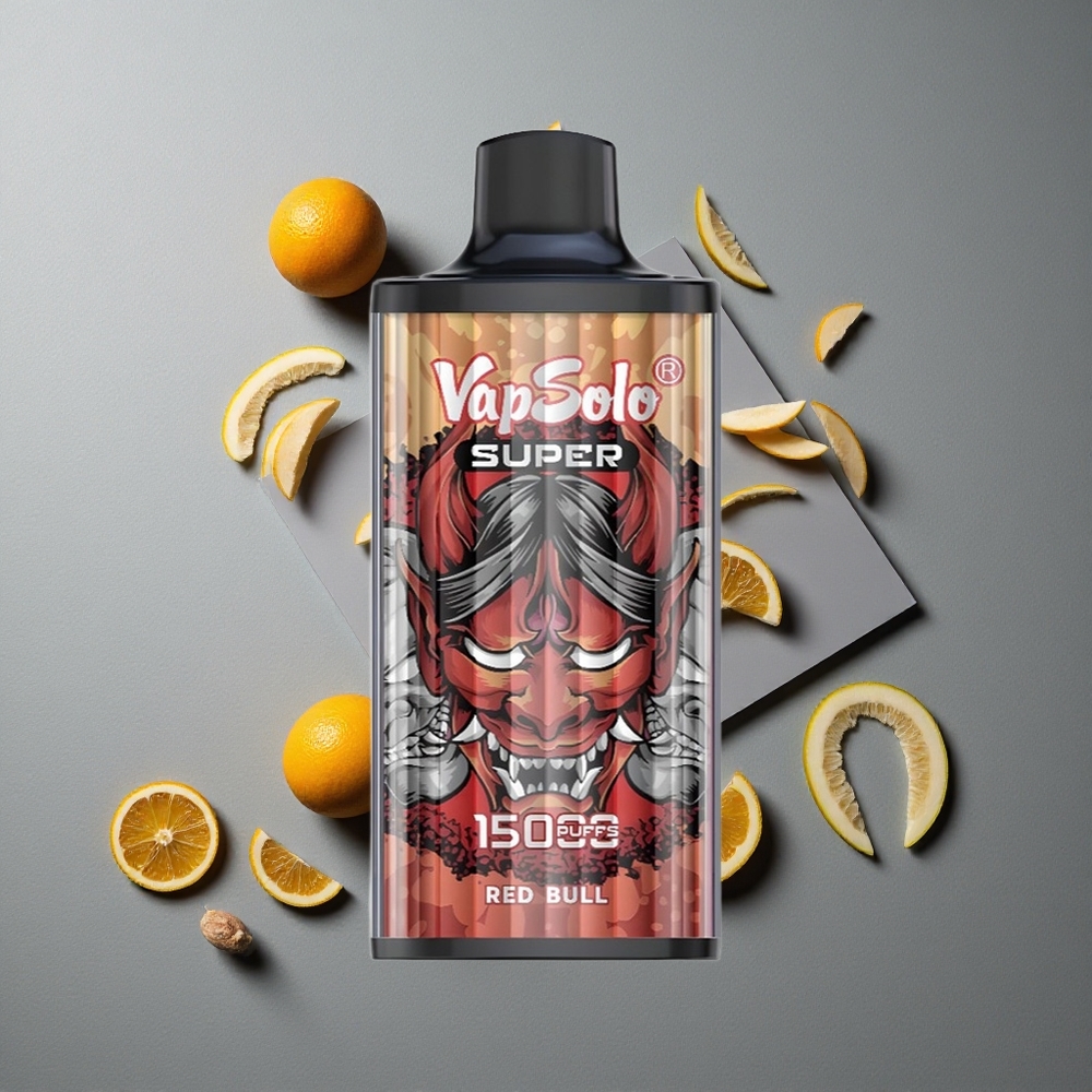 Vapsolo Super 15000 Puffs Vape de unică folosință Red Bull cu 40ml E-Lichid și 850mah Baterie Mesh Coil Vapsolo Super 15000 Puffs Vape de unică folosință Red Bull cu 40ml E-Lichid și 850mah Baterie Mesh Coil